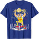 250 Years George Washington Wrestling USA 1776 4th of July T-Shirt - T-Shirt | Royal