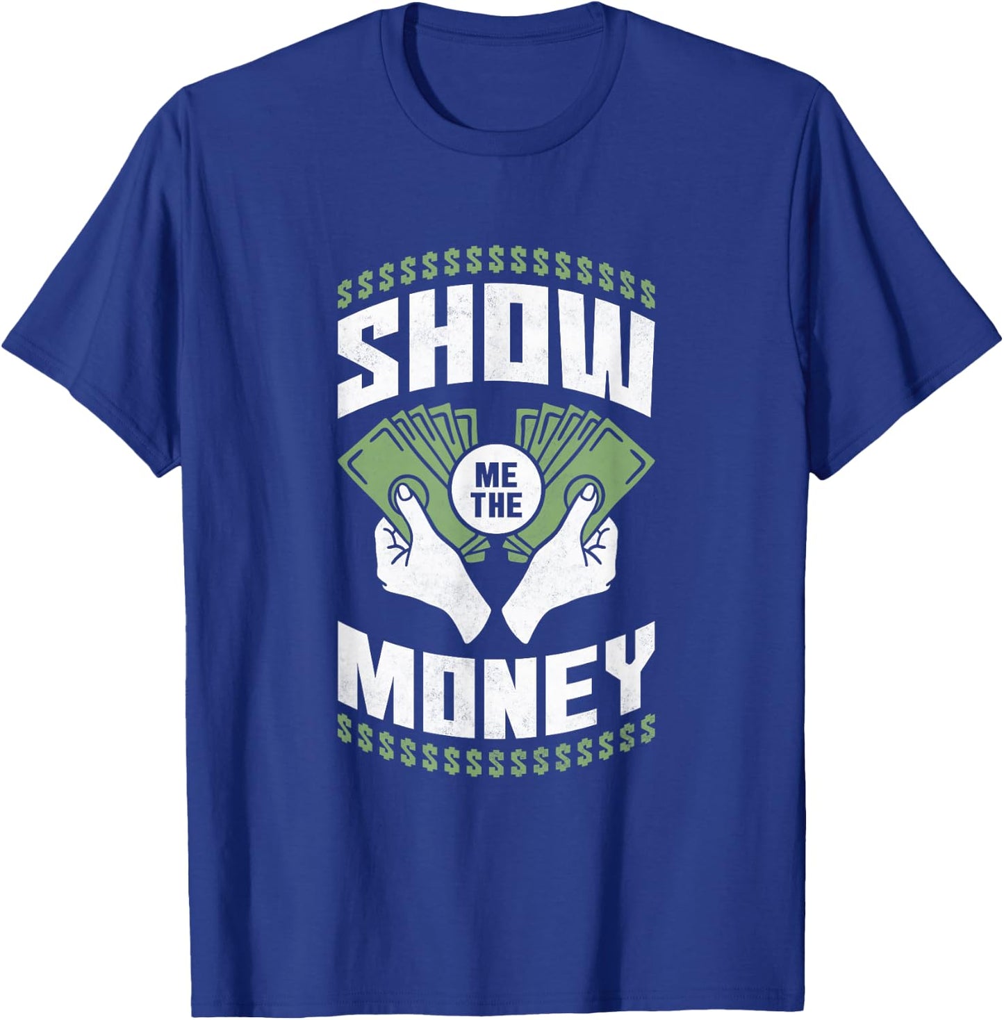 Show Me the Money Book Holder T-Shirt - T-Shirt | Royal
