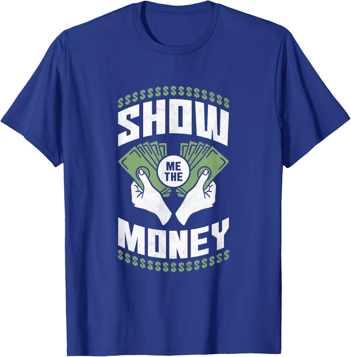 Show Me the Money Book Holder T-Shirt - T-Shirt | Royal