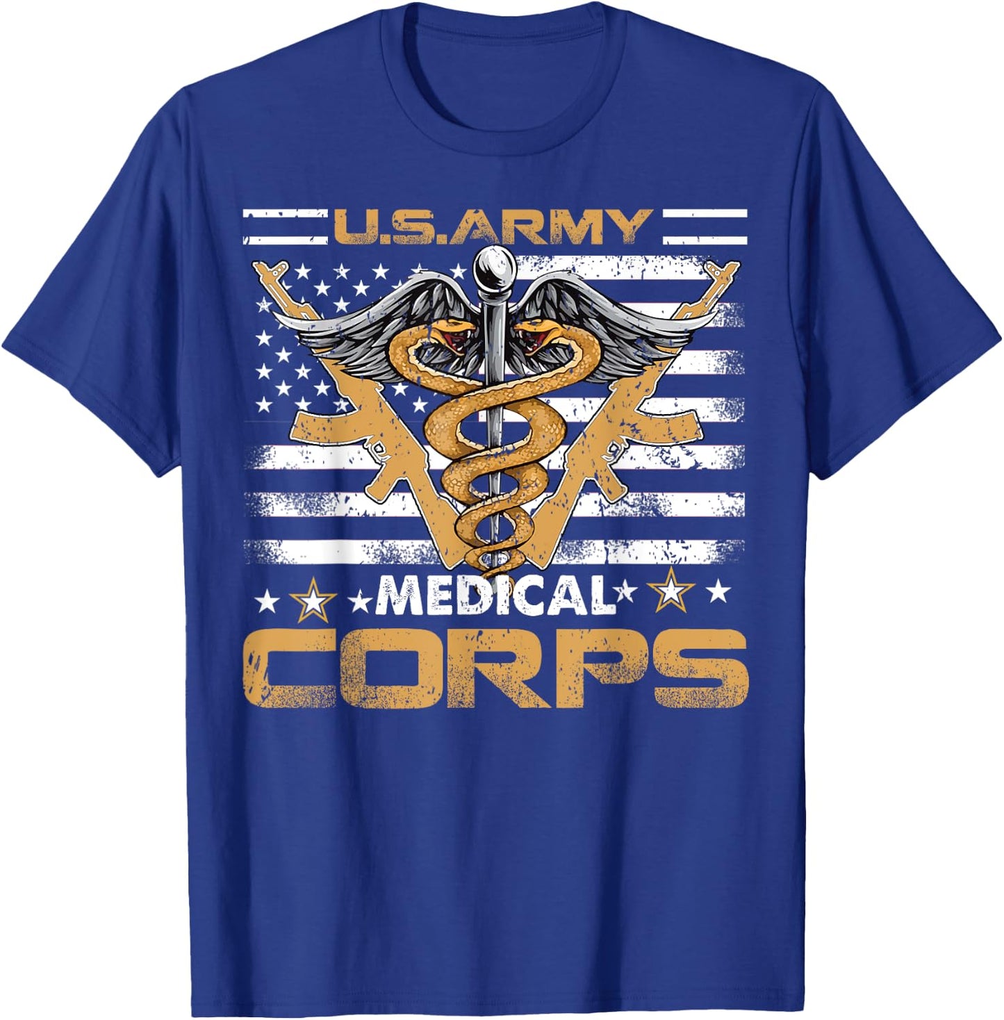 US Army Medical Corps, Perfect Veteran Medical Military Gift T-Shirt - T-Shirt | Royal