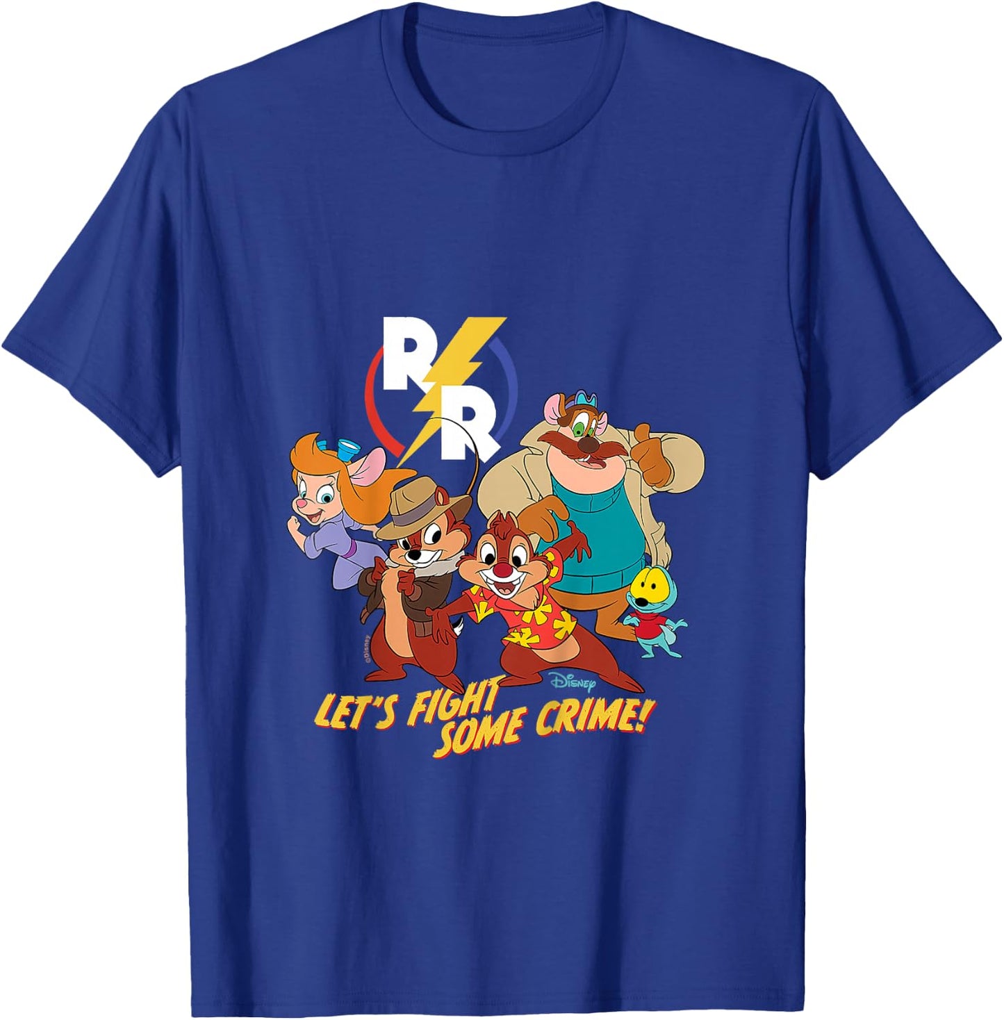 Kids Chip 'N Dale Rescue Rangers - Let's Fight Some Crime T-Shirt - T-Shirt | Royal