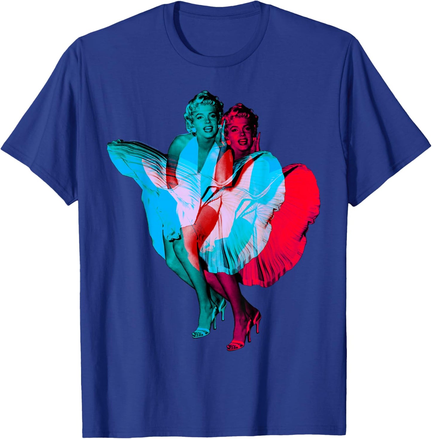 Marilyn Monroe 3D Classic Dress Pose T-Shirt - T-Shirt | Royal