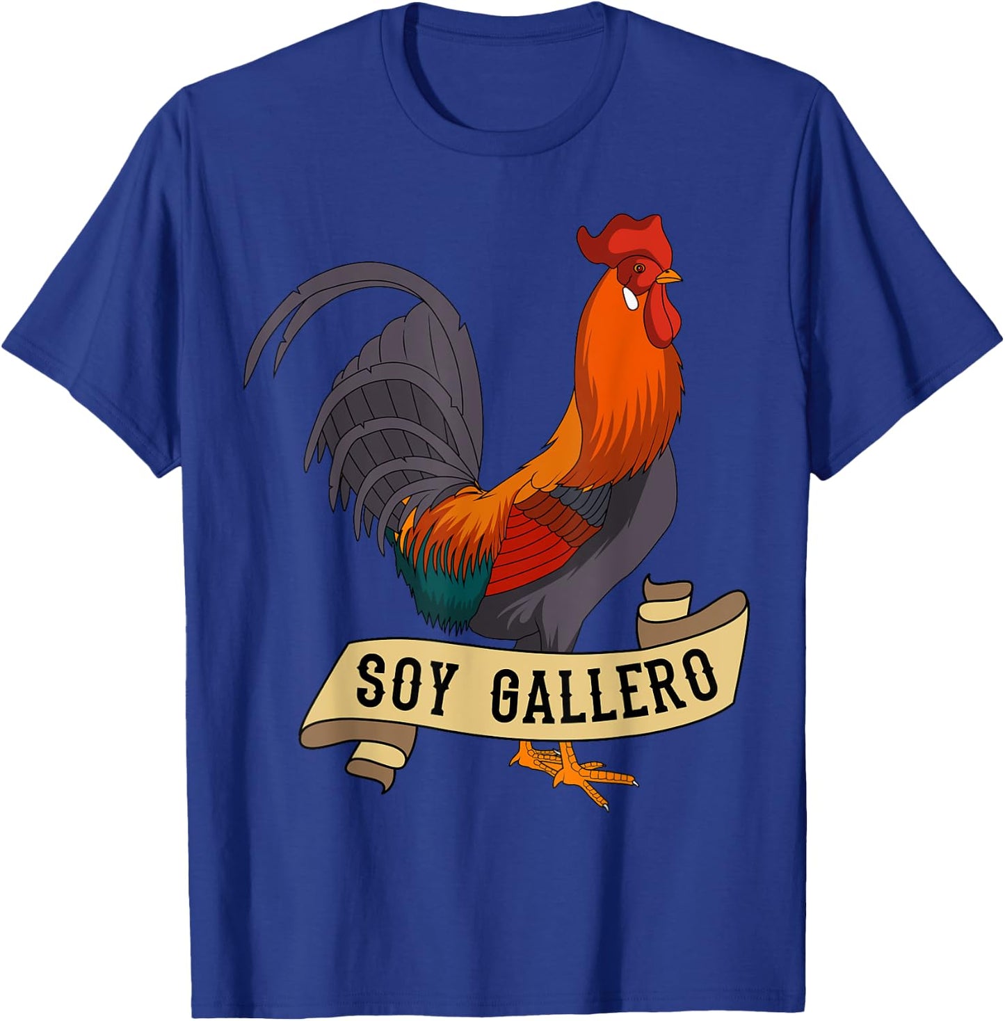 Soy Gallero Rooster Chicken Farmer Poultry Lover T-Shirt - T-Shirt | Royal