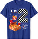Funny Pizza Lover 2nd Birthday Crew 2 Years Old Boys Match T-Shirt - T-Shirt | Royal