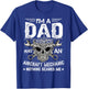 Funny Dad Airplane Plane Aviation Aircraft Mechanic T-Shirt - T-Shirt | Royal