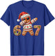 Funny Gingerbread Six Seven 67 Ice Cream Drip Christmas Boys T-Shirt - T-Shirt | Royal