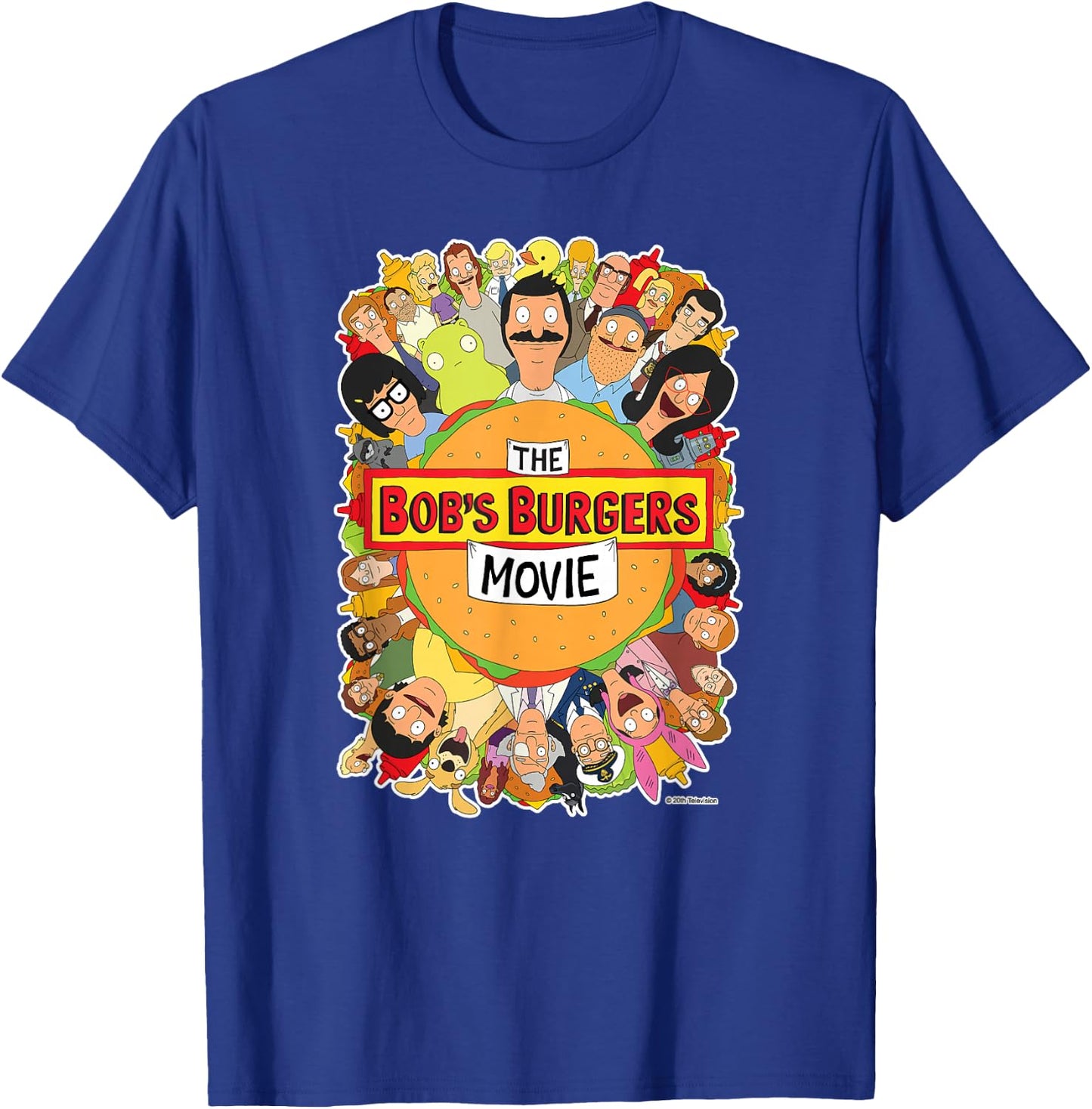The Bob’s Burgers Movie Poster T-Shirt - T-Shirt | Royal