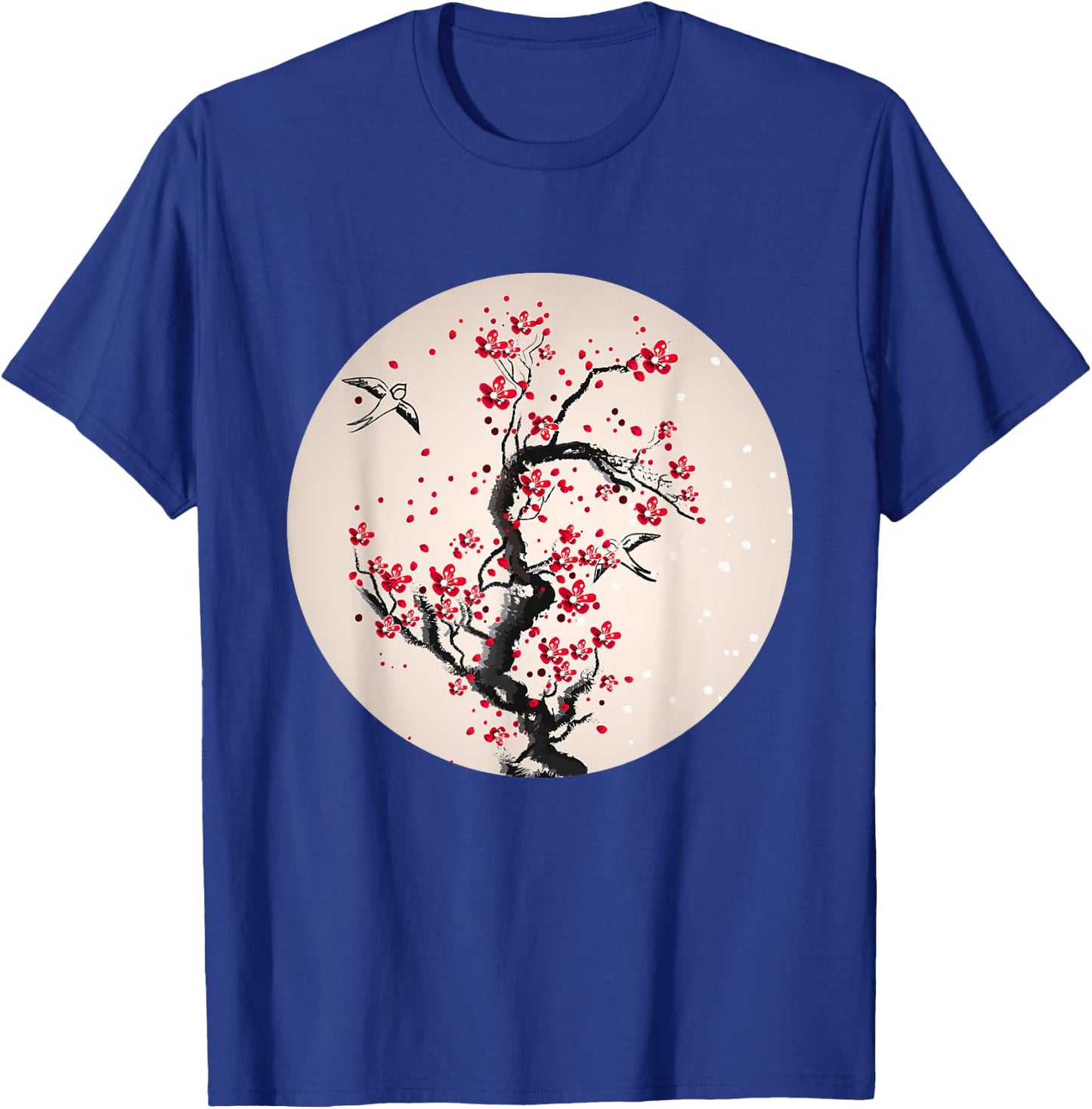 Watercolor Cherry Blossom Tree T-Shirt - T-Shirt | Royal