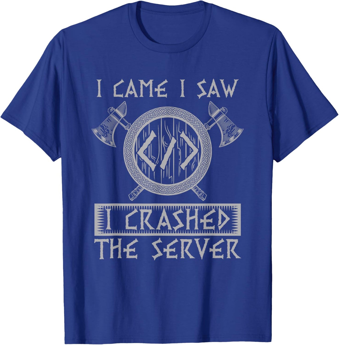 Programmer Developer Server - Code Nerd Computer Scientist T-Shirt - T-Shirt | Royal
