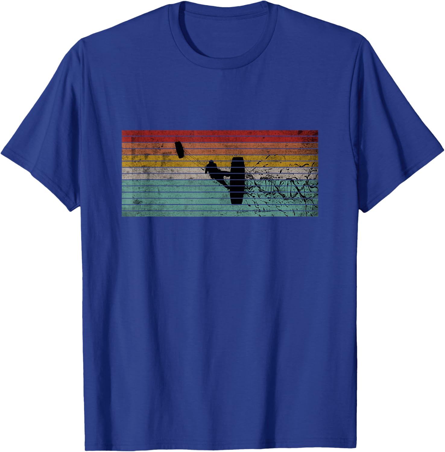 Vintage Kitesurf DNA Kitesurfing Kiteboarding Retro Kitesurfing T-Shirt - T-Shirt | Royal