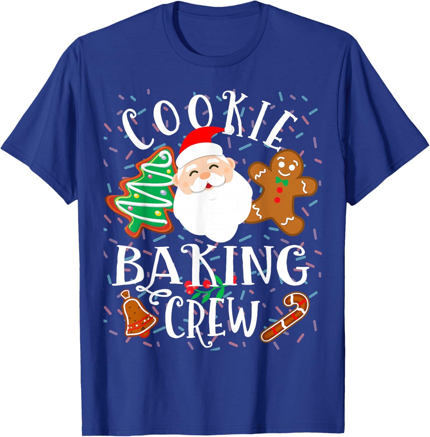 Christmas Cookie Baking Crew Cookie Crew Family Christmas T-Shirt - T-Shirt | Royal