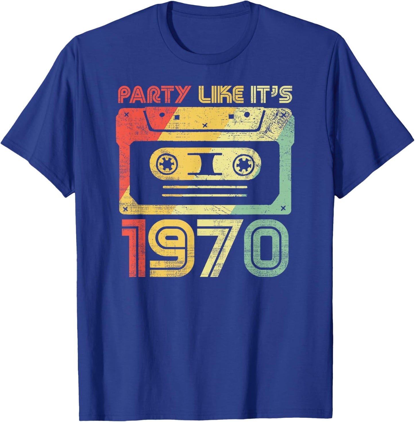 Party Like It's 1970 Retro 70s Party Outfit Costume T-Shirt - T-Shirt | Royal