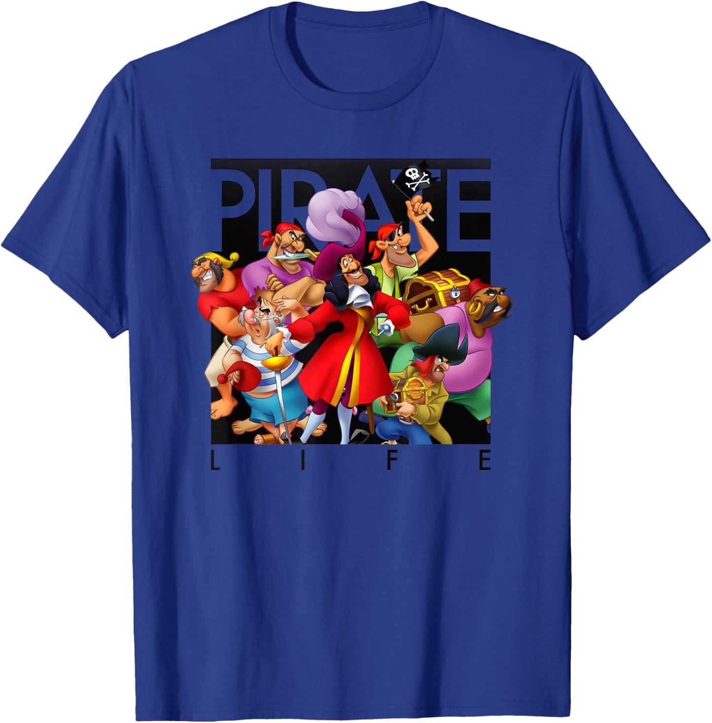 Peter Pan - Captain Hook Pirate Life T-Shirt - T-Shirt | Royal