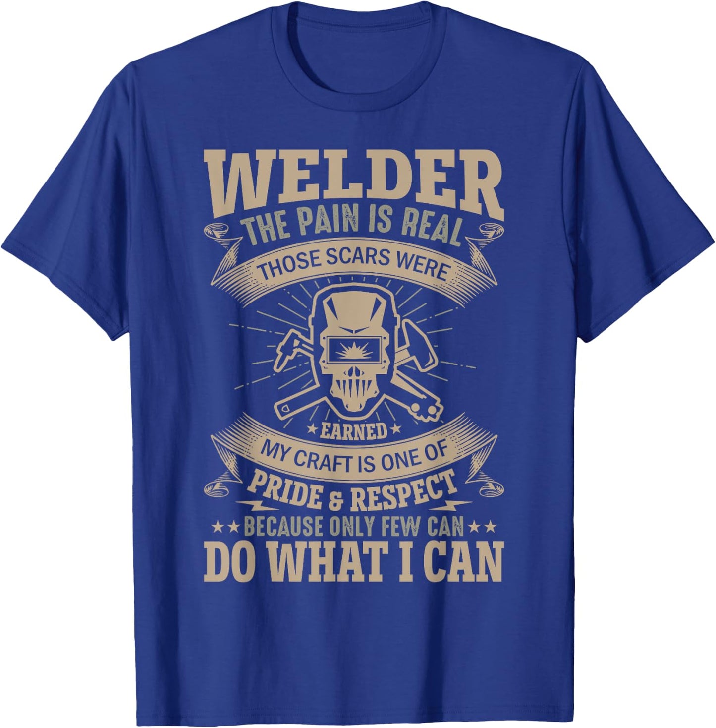 The Pain Is Real Those Scars Were My Craft Is One Of Pride A T-Shirt - T-Shirt | Royal