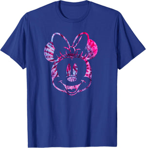 Disney Minnie Mouse Pink Tie Dye T-Shirt - T-Shirt | Royal