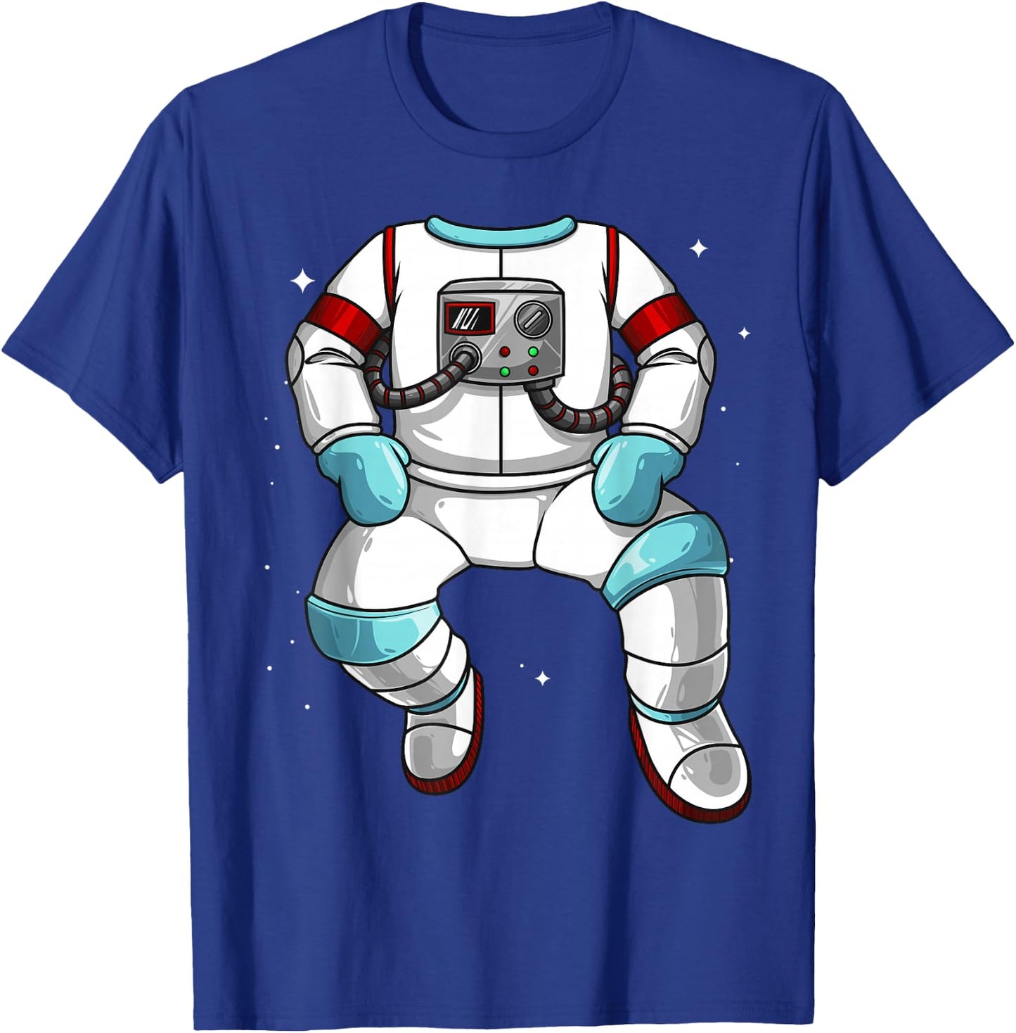 Cool Astronaut Halloween Costume Fan | Funny Lazy DIY Gift T-Shirt - T-Shirt | Royal