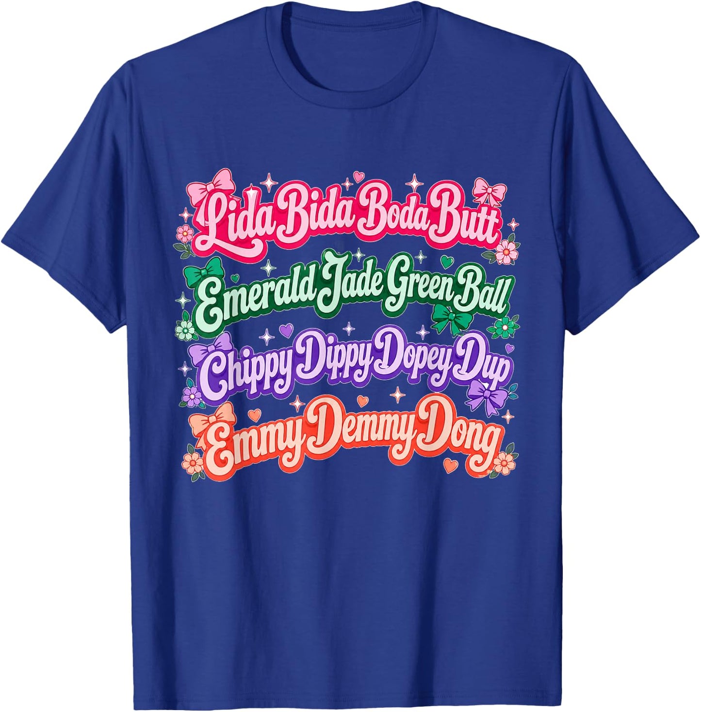 LIDA Bida Boda Butt, Emerald Jade Green Ball T-Shirt - T-Shirt | Royal