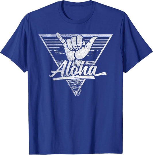 Aloha Shirt - Shaka T shirt T-Shirt - T-Shirt | Royal