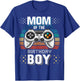 Mom of the Birthday Boy Matching Video Gamer Birthday Party T-Shirt - T-Shirt | Royal