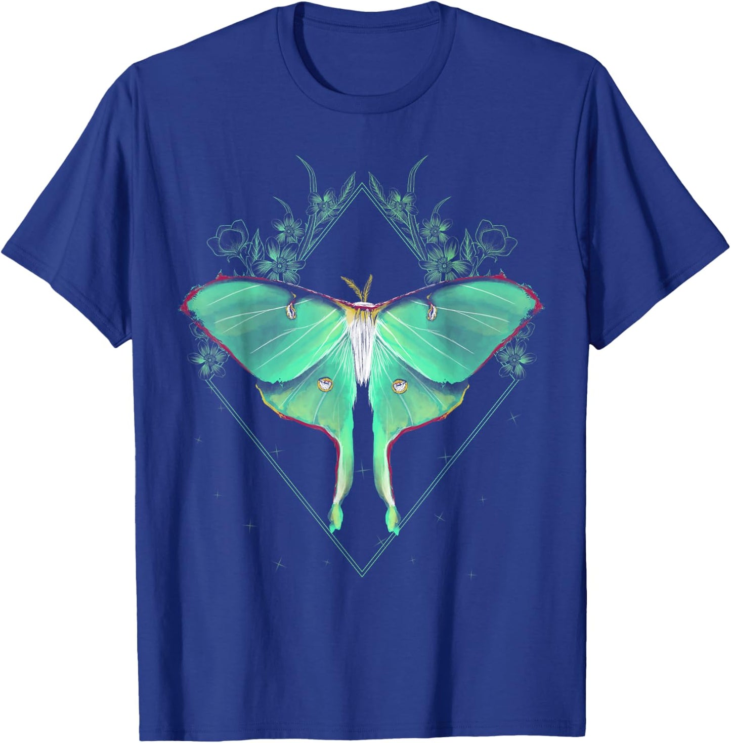 Cute Luna Moth Beautiful Butterfly Insect Lover Themed T-Shirt - T-Shirt | Royal
