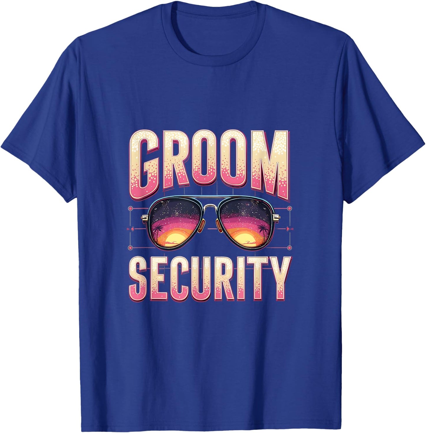 Wedding Groom Safety Bodyguard Escort T-Shirt - T-Shirt | Royal