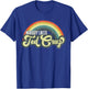 Nobody Likes Ted Cruz Rainbow Vintage T-Shirt - T-Shirt | Royal