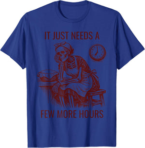 Funny Sourdough Skeleton Bulk Fermentation Bread Baker Humor T-Shirt - T-Shirt | Royal