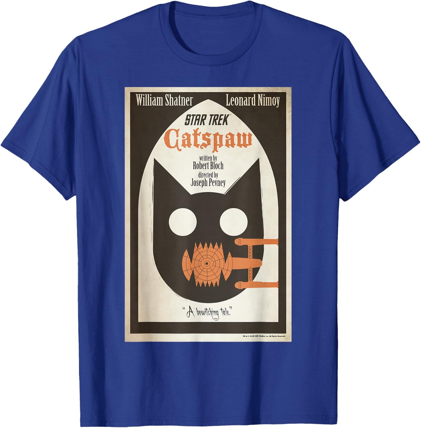 Star Trek Original Series Catspaw Poster T-Shirt - T-Shirt | Royal