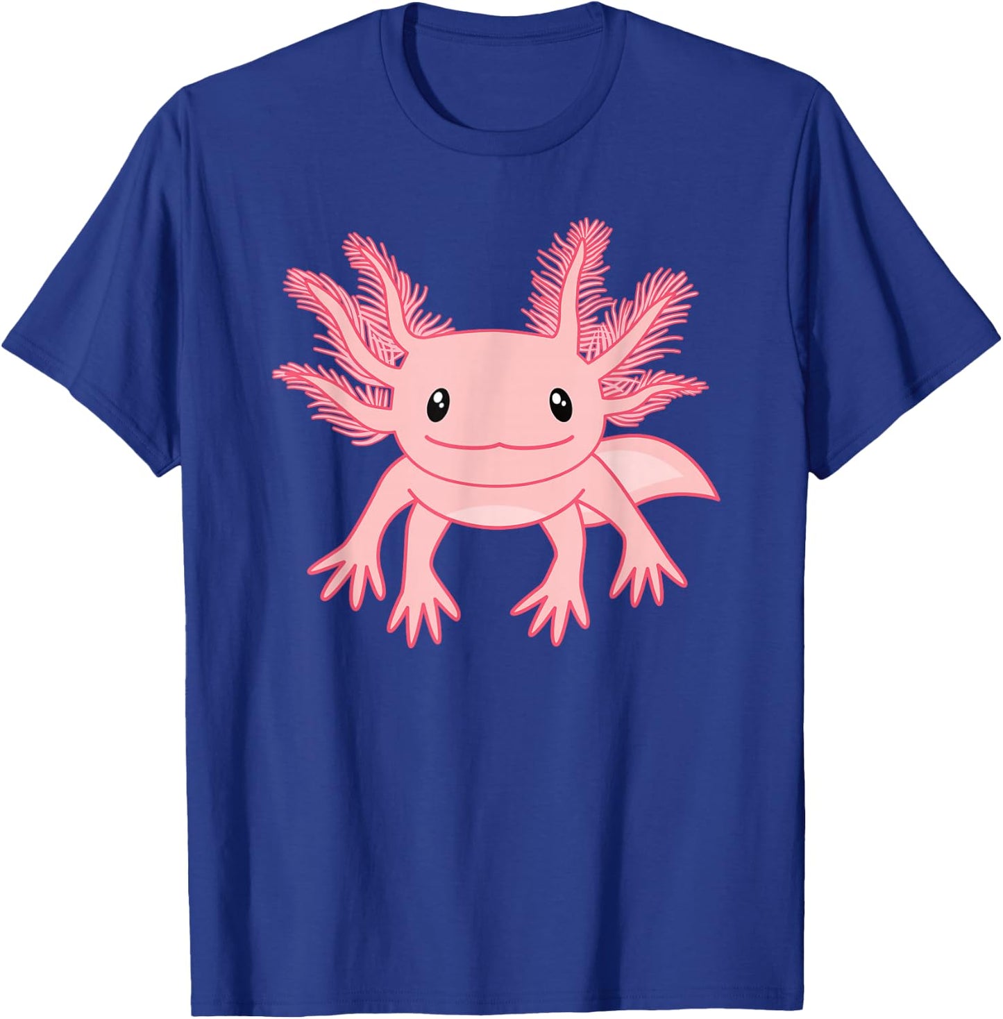 Cute Pink Axolotl Kawaii Axolotl Lover Women Girls T-Shirt - T-Shirt | Royal