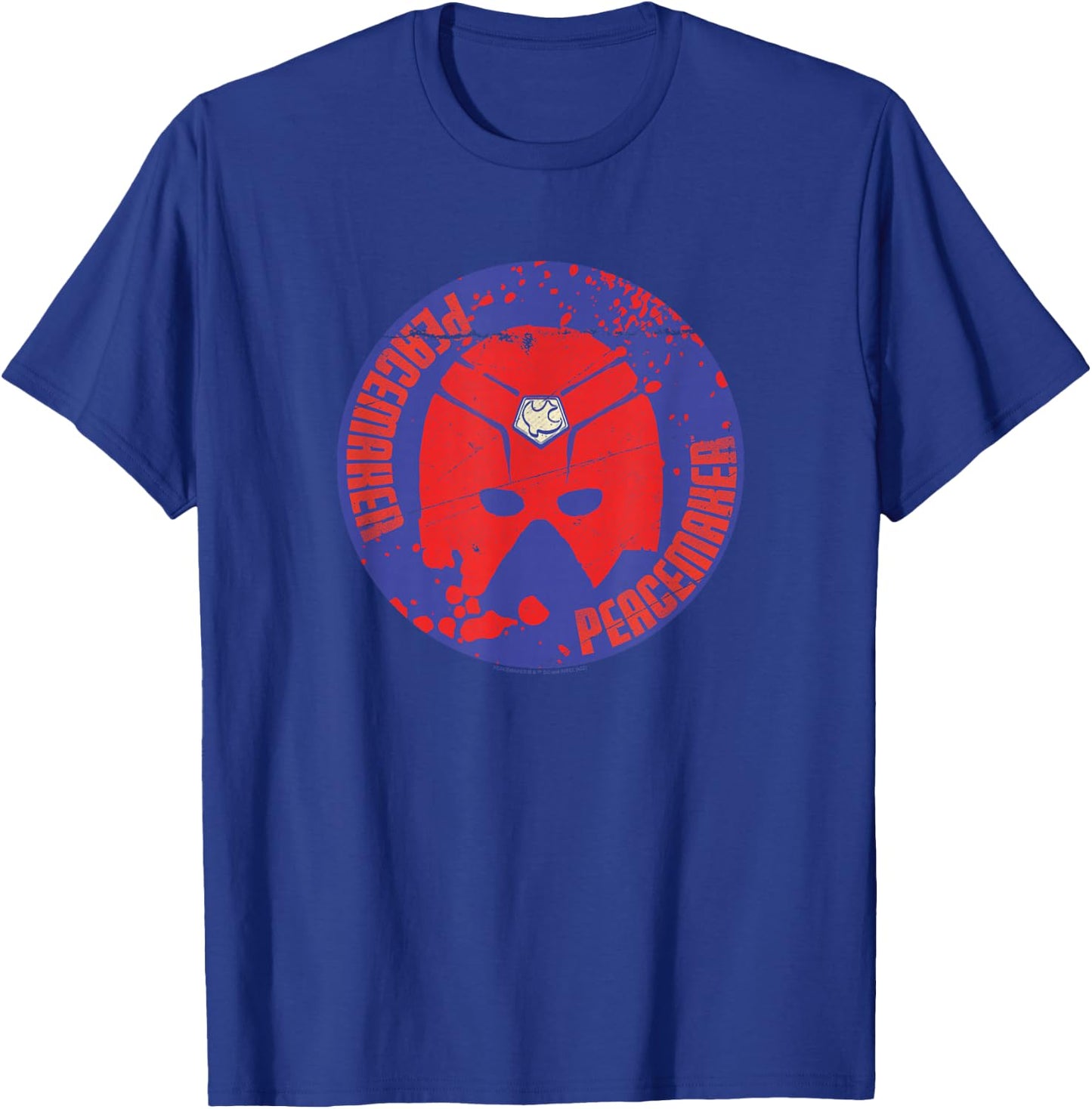 Peacemaker Helmet Icon T-Shirt - T-Shirt | Royal