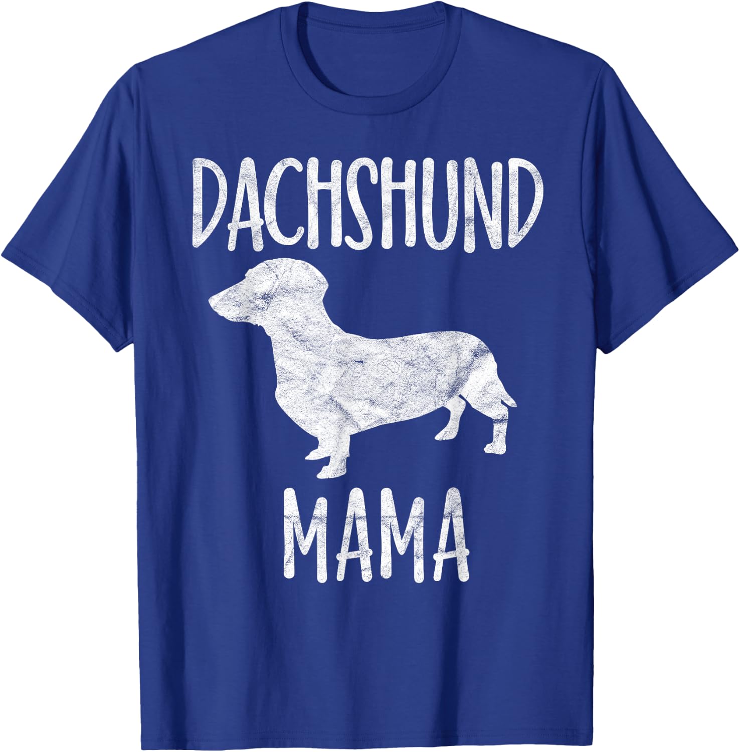 Vintage Dachshund Mama Gift Doxie Mom Pet Dog Owner Mother T-Shirt - T-Shirt | Royal