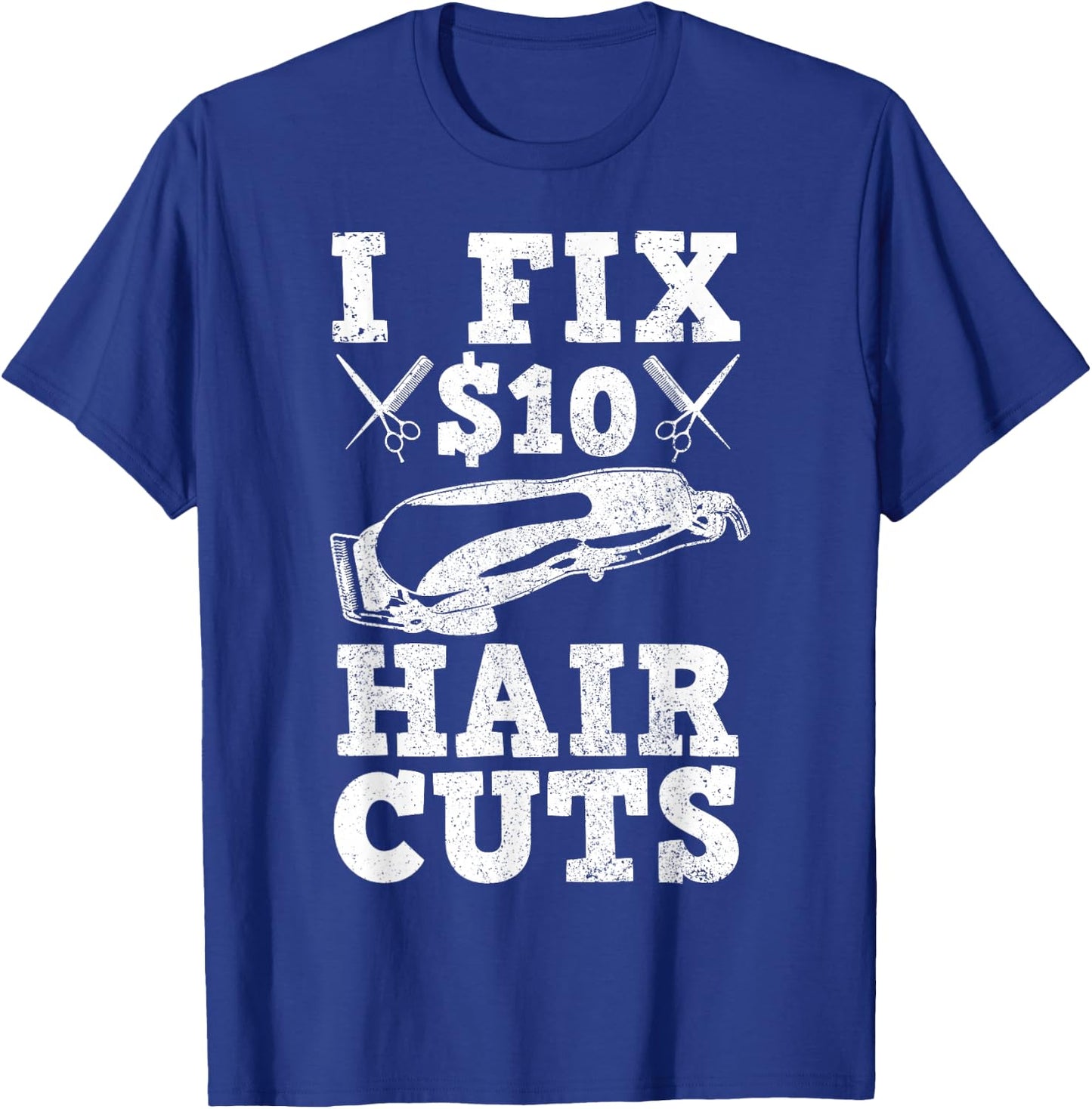 Barber Hairdresser Hairdresser Funny Gift T-Shirt - T-Shirt | Royal