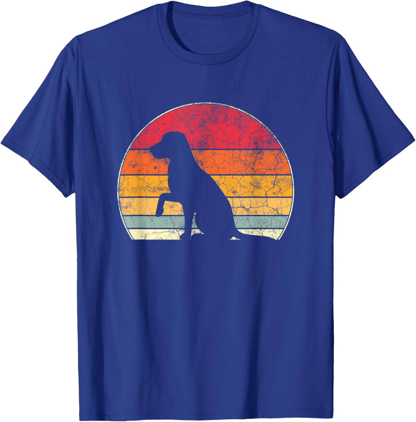 Retro Vintage Labrador Retriever Dog Women Kids T-Shirt - T-Shirt | Royal