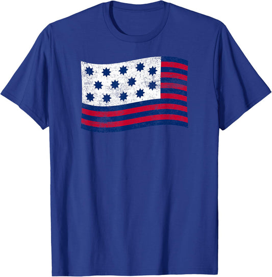 Guilford Courthouse Flag – American History Patriotic T-Shirt - T-Shirt | Royal