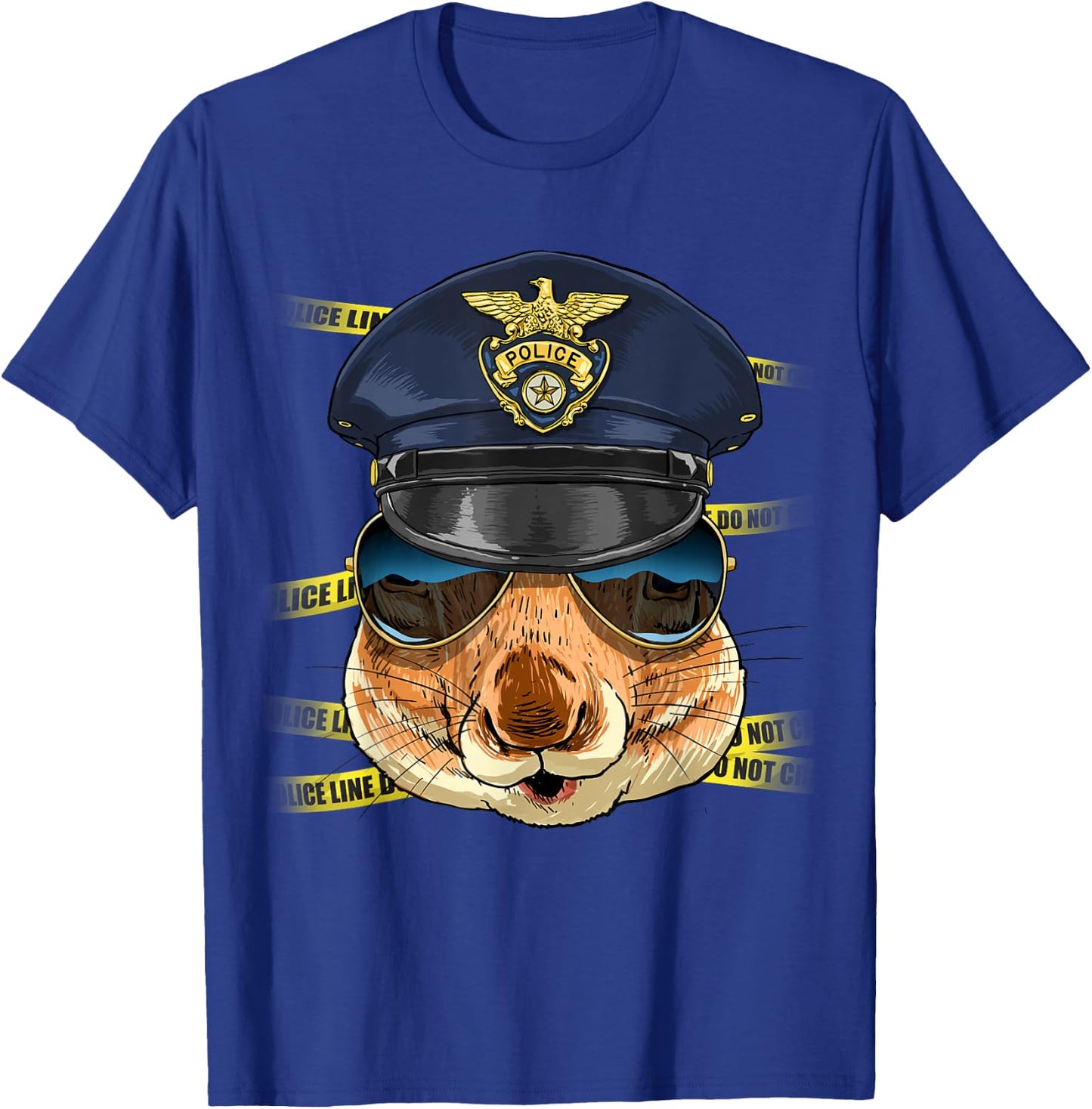 Squirrel Police Wildlife Squirrel Rodent Animal Lover T-Shirt - T-Shirt | Royal