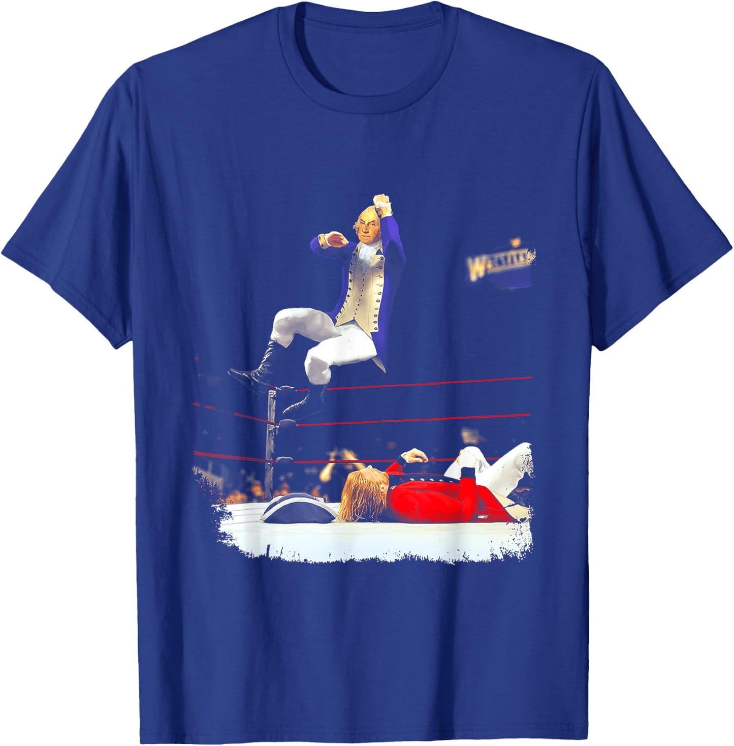 George Washington Wrestling T-Shirt - T-Shirt | Royal