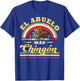 El Abuelo Mas Chingon Funny Mexican Flag Cool Grandpa Regalo T-Shirt - T-Shirt | Royal