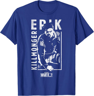 Marvel What If Erik Killmonger Special Ops Poster T-Shirt - T-Shirt | Royal