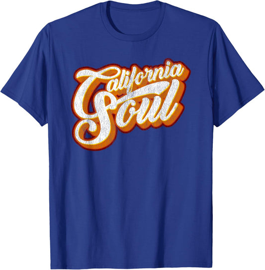 California Soul Retro T-Shirt - T-Shirt | Royal