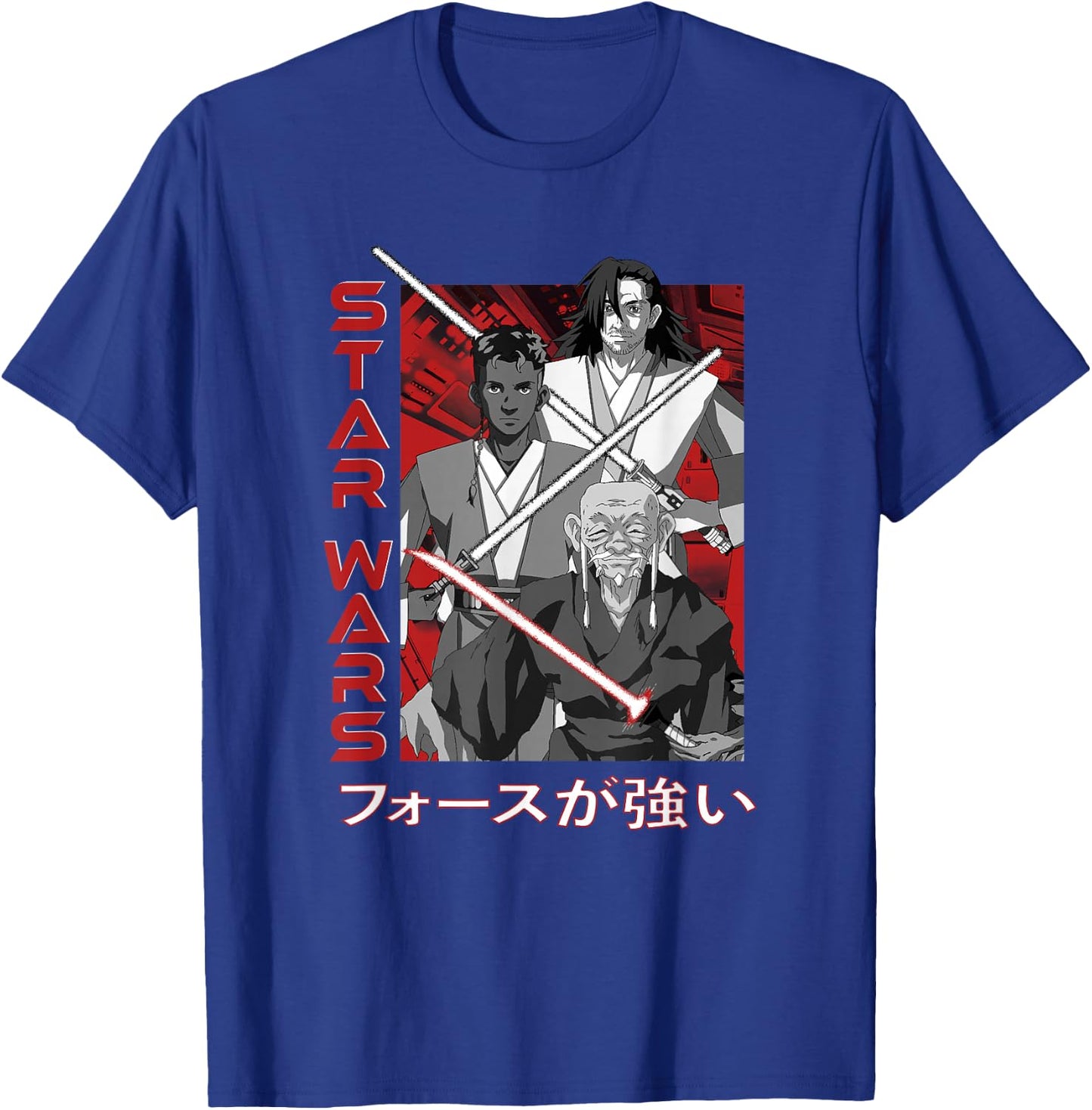 Star Wars Visions Anime Kanji Poster T-Shirt - T-Shirt | Royal