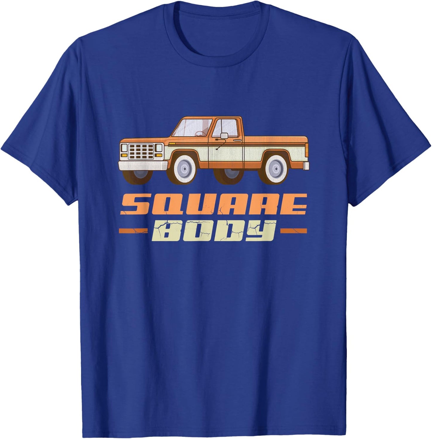 Classic Squarebody Vintage Trucks Old Pickup Trucks T-Shirt - T-Shirt | Royal