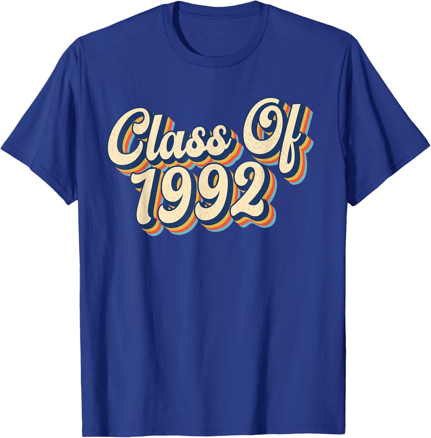 Class of 1992 High School Reunion Vintage T-Shirt - T-Shirt | Royal