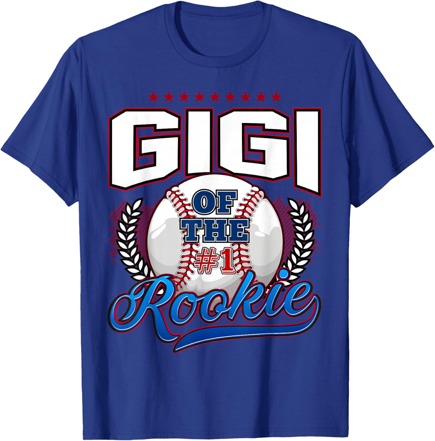 Gigi of The Rookie 1 Years Old Team Family Matching B-Day T-Shirt - T-Shirt | Royal