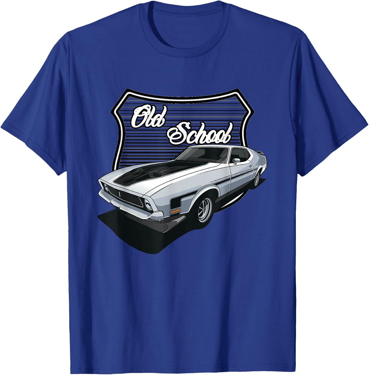 Vintage Hotrod, Men's Old School Hot Rod, Vintage Muscle Car T-Shirt - T-Shirt | Royal