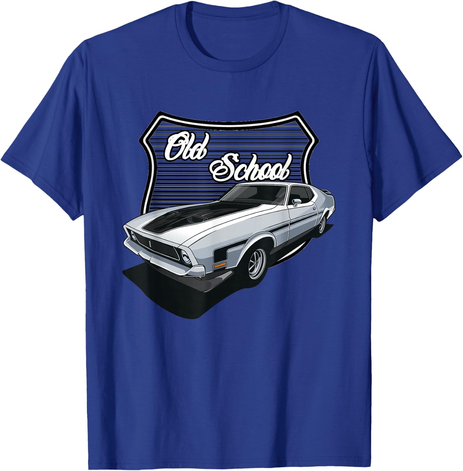 Vintage Hotrod, Men's Old School Hot Rod, Vintage Muscle Car T-Shirt - T-Shirt | Royal
