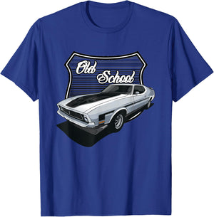 Vintage Hotrod, Men's Old School Hot Rod, Vintage Muscle Car T-Shirt - T-Shirt | Royal
