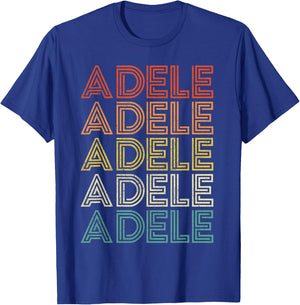 Adele Personalized Name Gifts Black Classic Fit T-Shirt - T-Shirt | Royal