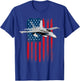 A Patriotic Navy F/A-18 Super Hornet and the American flag. Kids Men T-Shirt - T-Shirt | Royal