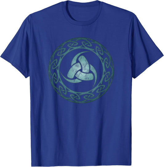 Triple Horn of Odin, Celtic knots, symbol, Nordic, Thor Loki T-Shirt - T-Shirt | Royal