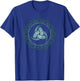 Triple Horn of Odin, Celtic knots, symbol, Nordic, Thor Loki T-Shirt - T-Shirt | Royal